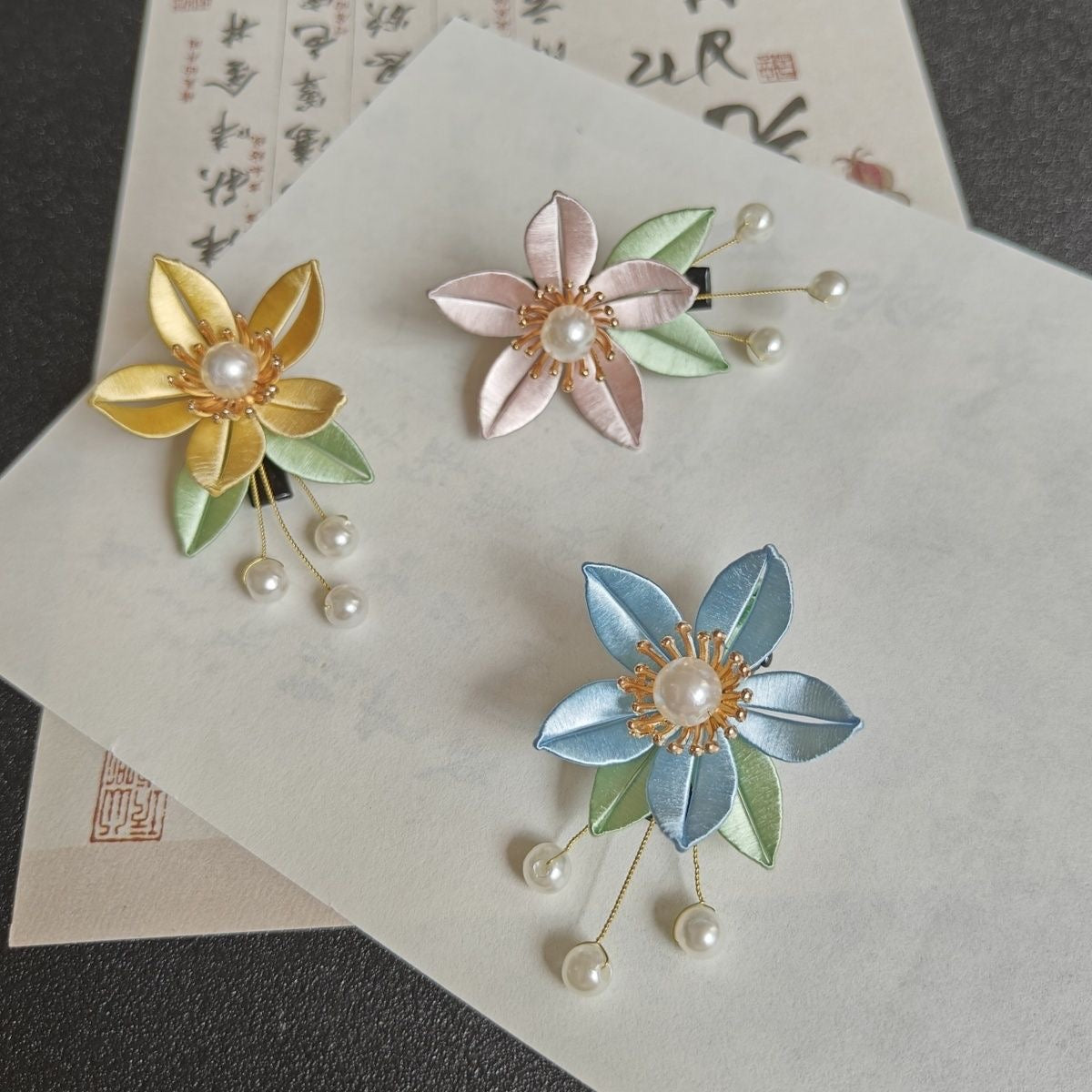 Flower hair clips and hair accessories - 我的商店