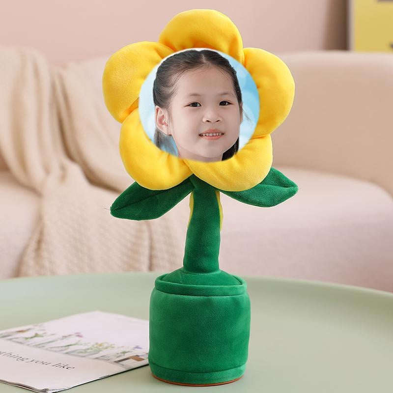 Customized photos of sunflowers learning to speak