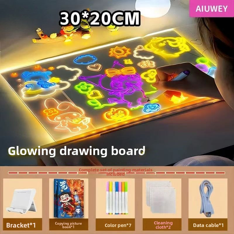 Luminous drawing board