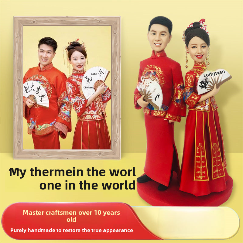 Photo Customization Of Soft Clay Figurines