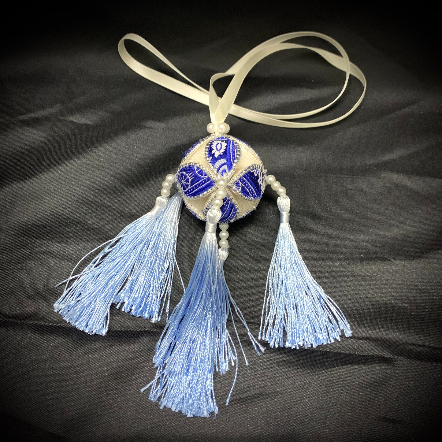 Guangxi handcrafted Zhuang brocade pendant and hydrangea handicraft - 我的商店