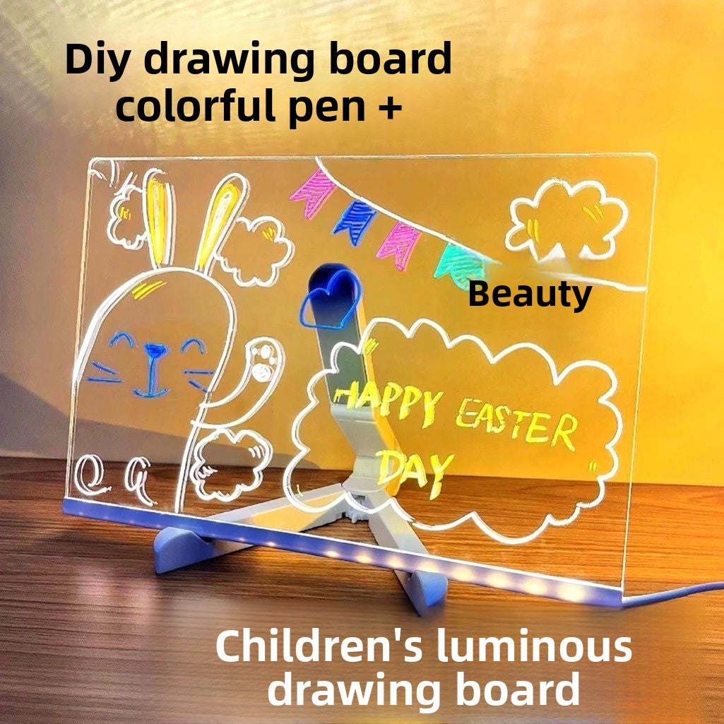 Luminous drawing board