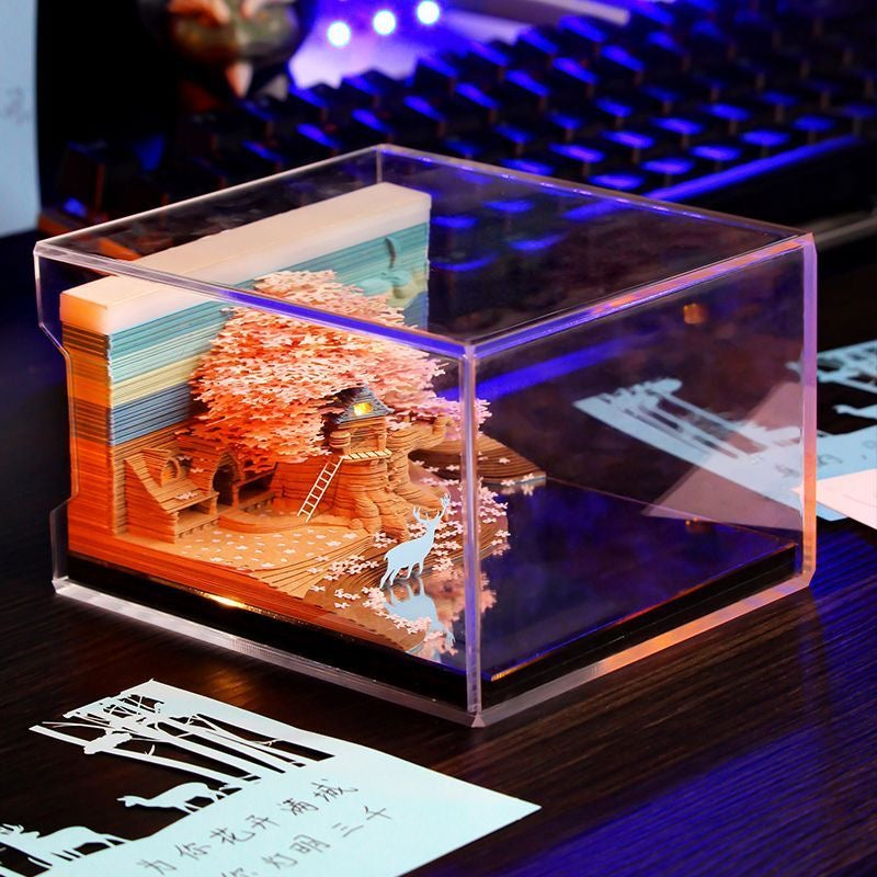 Three-Dimensional Paper Engraving
